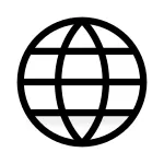 Globe SVG Icon